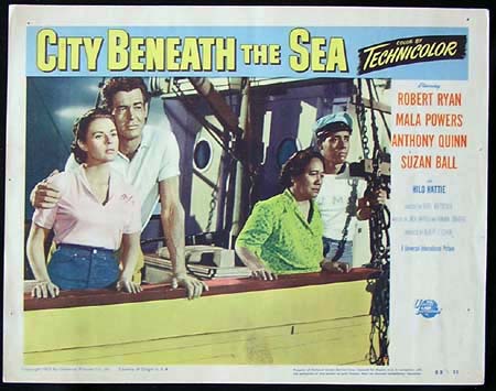 CITY BENEATH THE SEA ’53-Robert Ryan ORIGINAL US Lobby card #8