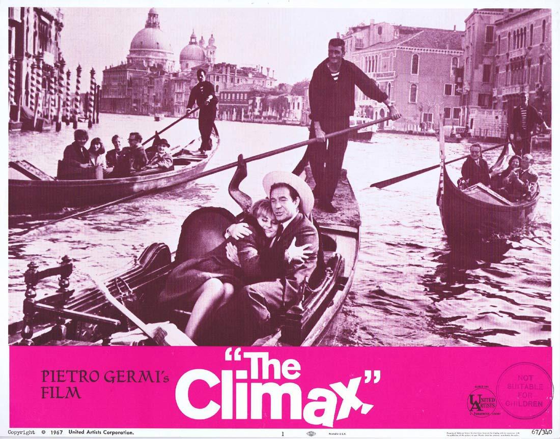 THE CLIMAX Original Lobby Card 1 Ugo Tognazzi Stefania Sandrelli