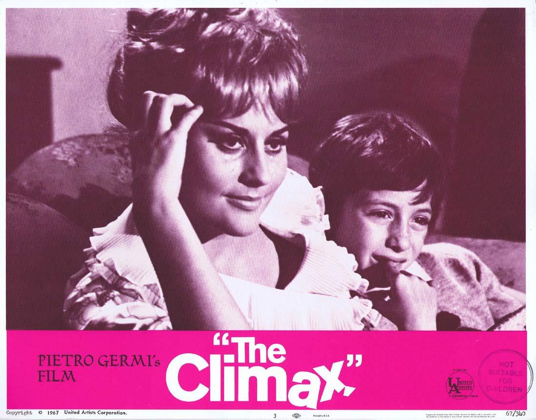 THE CLIMAX Original Lobby Card 3 Ugo Tognazzi Stefania Sandrelli