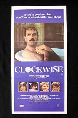 CLOCKWISE Daybill Movie Poster 1986 John Cleese