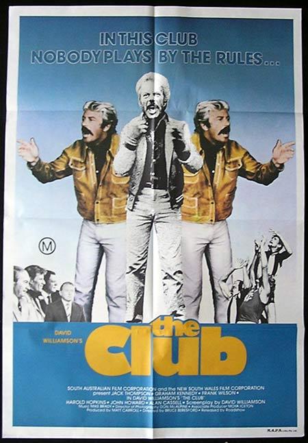 THE CLUB One sheet Movie poster 1980 Collingwood Graham Kennedy