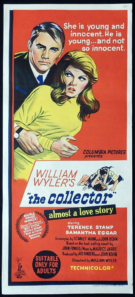 THE COLLECTOR Original Daybill Movie Poster Samantha Eggar Terence Stamp