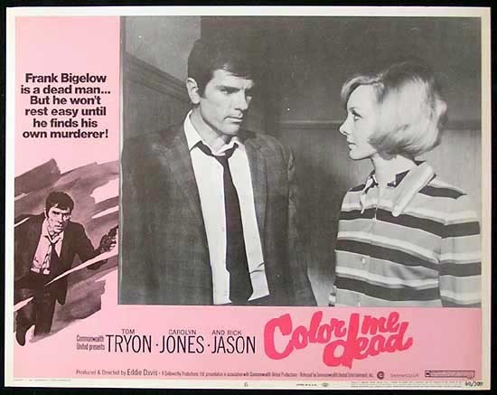 COLOR ME DEAD Lobby Card #6 1969 Tom Tryon FILM NOIR Australian Made Film