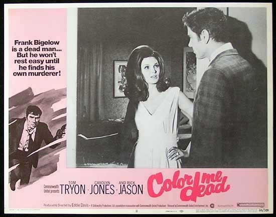 COLOR ME DEAD Lobby Card #8 1969 Tom Tryon FILM NOIR Australian Made Film
