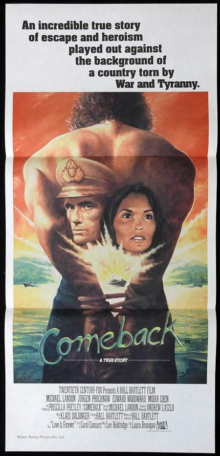COMEBACK Original Daybill Movie Poster Love Is Forever Michael Landon
