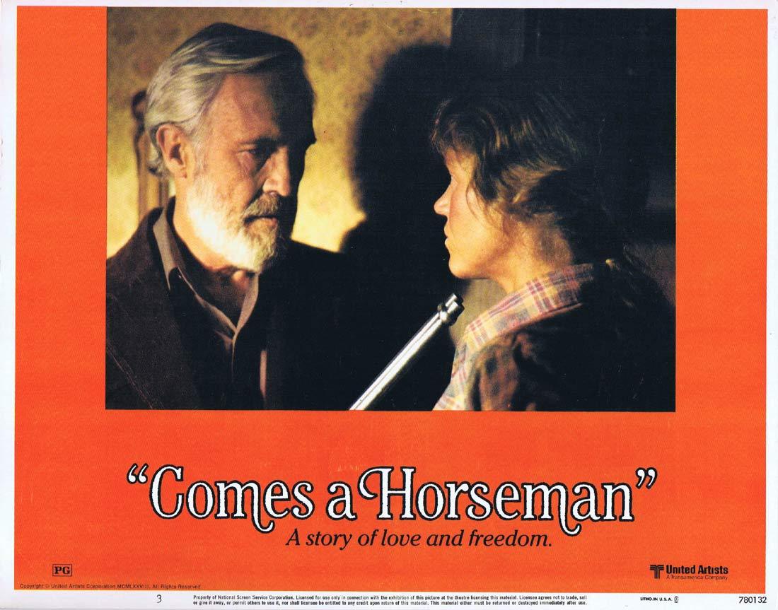 COMES A HORSEMAN Original Lobby Card 3 James Caan Jane Fonda