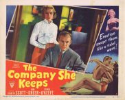 THE COMPANY SHE KEEPS Lobby Card 6 Film Noir Lizabeth Scott Dennis O'Keefe