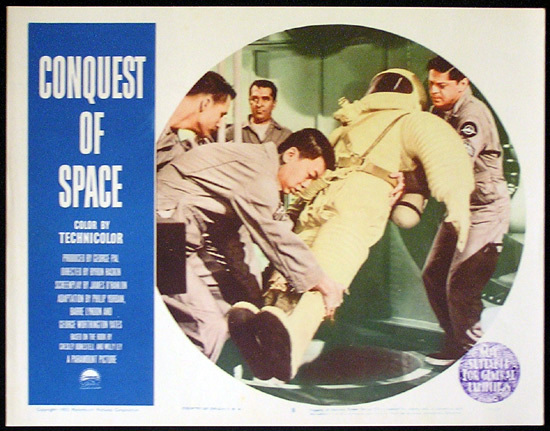 CONQUEST OF SPACE George Pal Sci Fi Lobby card 8
