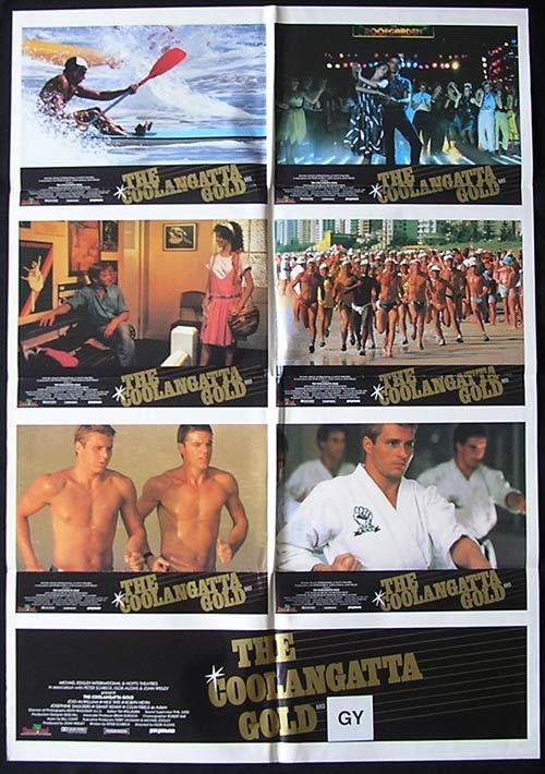 COOLANGATTA GOLD 1984 Surfing Ironman Colin Friels RARE Photo sheet Movie poster