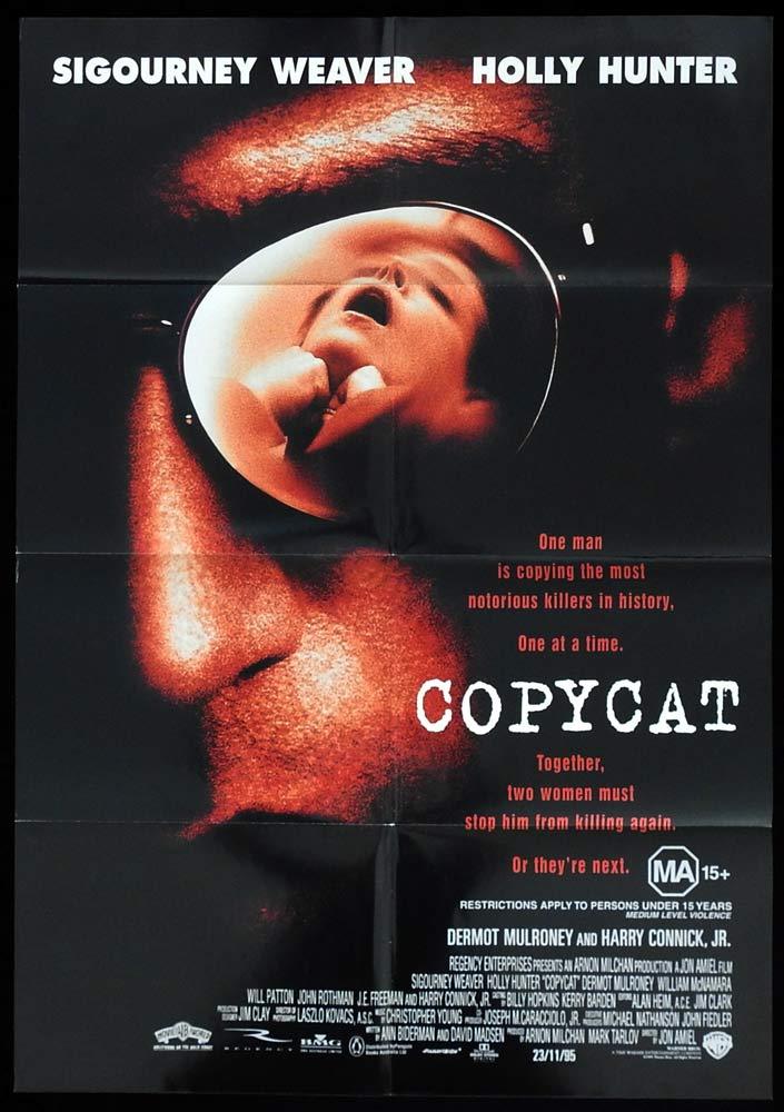 COPYCAT One sheet Movie Poster Harry Connick Jnr Sigourney Weaver