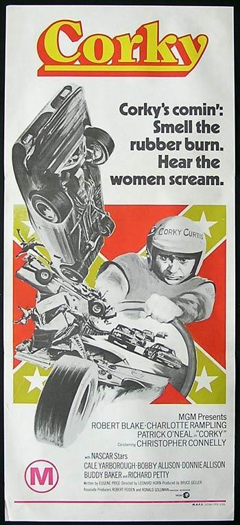 CORKY Daybill Movie Poster Robert Blake Moto Racing