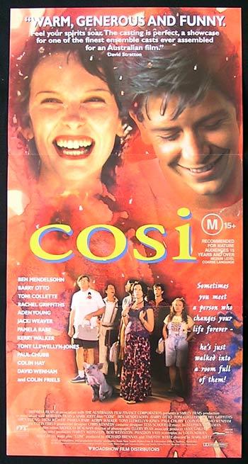 COSI Original daybill Movie Poster Toni Collette Rachel Griffiths