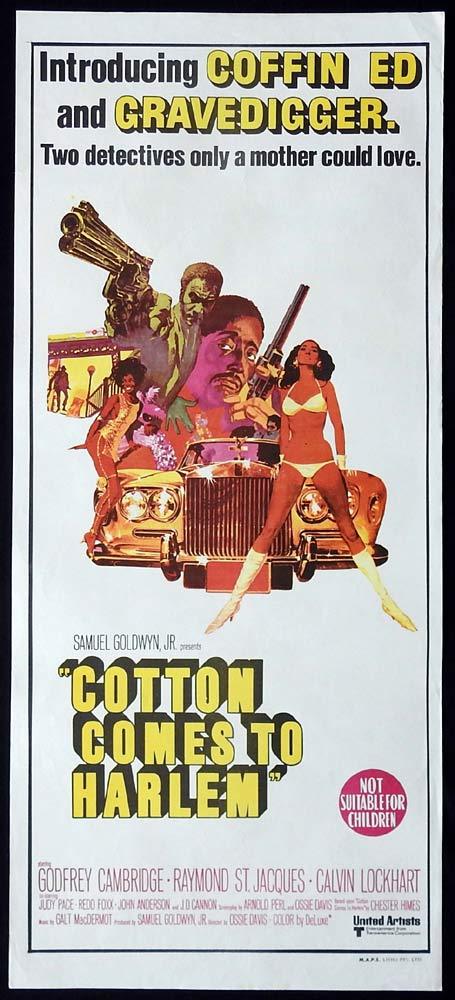 COTTON COMES TO HARLEM Daybill Movie Poster Godfrey Cambridge Raymond St Jacques