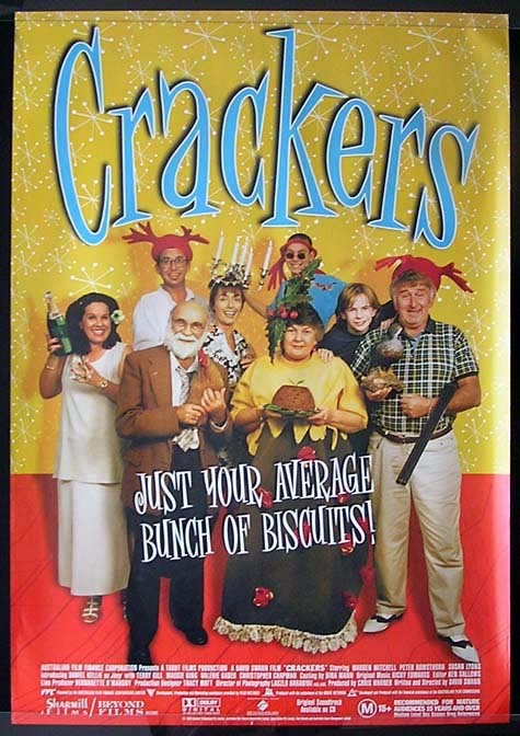 CRACKERS Warren Mitchell Australian 1 sheet Movie poster