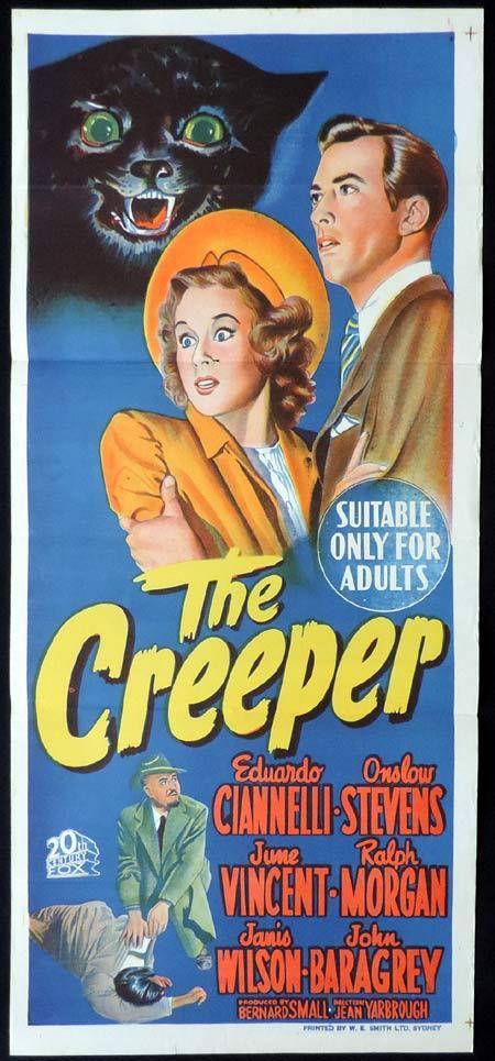 THE CREEPER Original Daybill Movie Poster Clark Gable Greer Garson