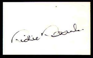 RICHIE ROBINSON-Cricket Autographed Index Card