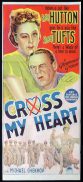 CROSS MY HEART Original Daybill Movie Poster Betty Hutton Sonny Tufts Richardson Studio