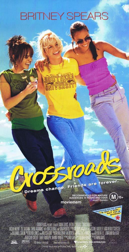 CROSSROADS Original Daybill Movie poster Britney Spears