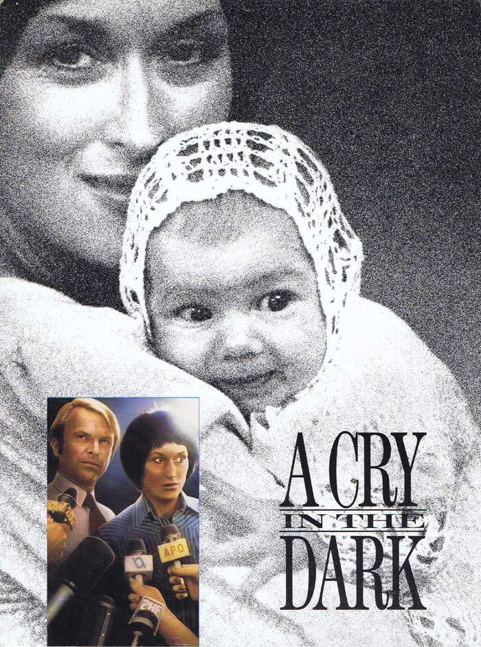 A CRY IN THE DARK Original Movie Herald Meryl Streep Sam Neill