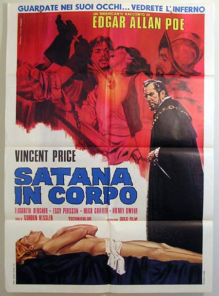 CRY OF THE BANSHEE Original Italian Movie Poster VINCENT PRICE