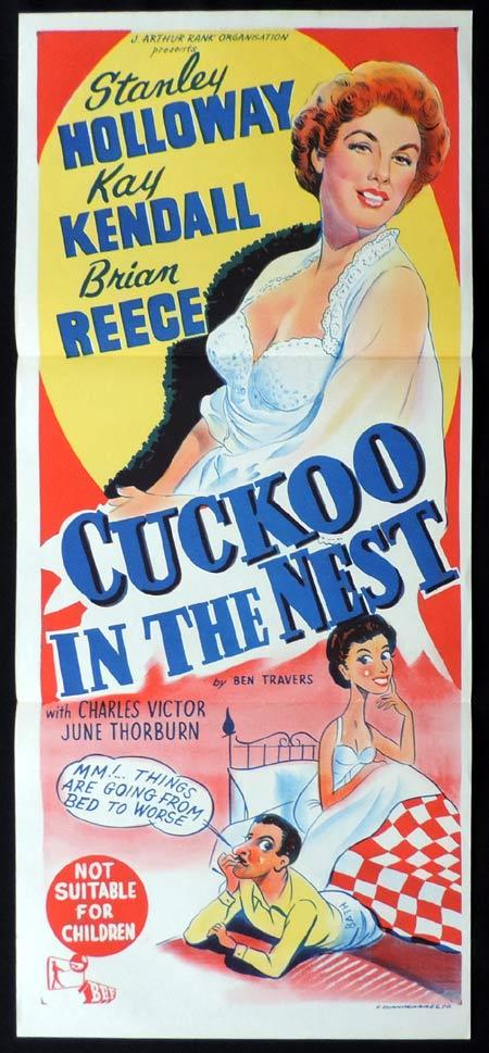 CUCKOO IN THE NEST Original Daybill Movie Poster Kay Kendall Stanley Holloway