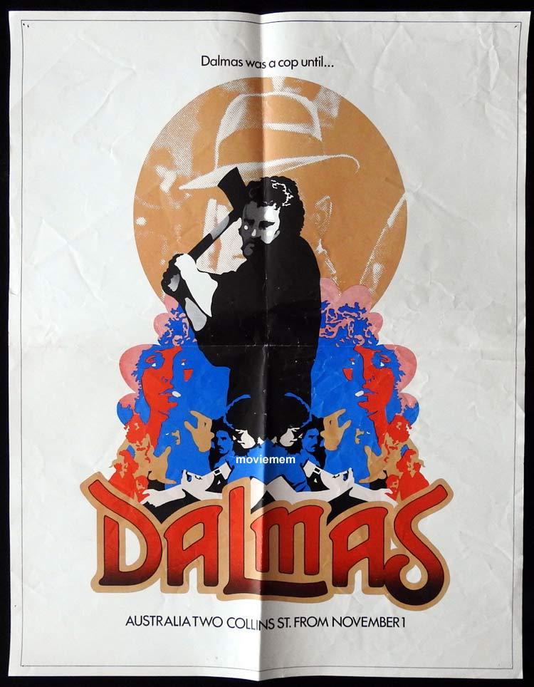 DALMAS One sheet Movie poster Bert Deling Australian Film