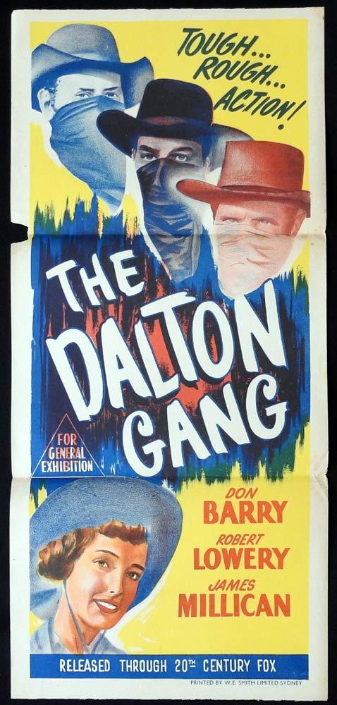 THE DALTON GANG Original Daybill Movie poster