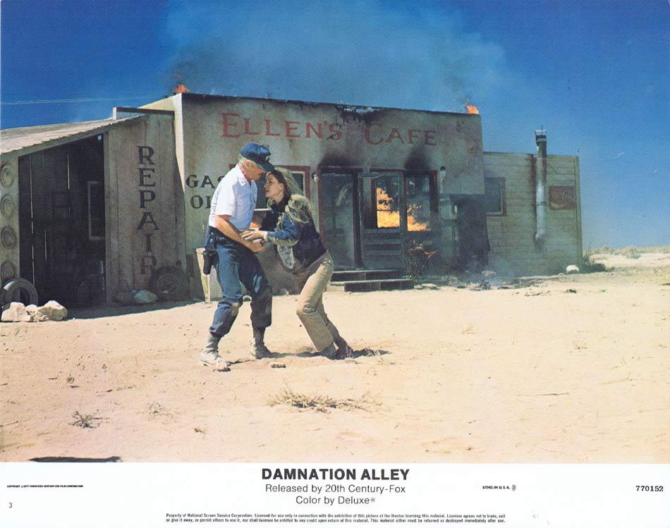 DAMNATION ALLEY Lobby Card 3 Jan-Michael Vincent George Peppard