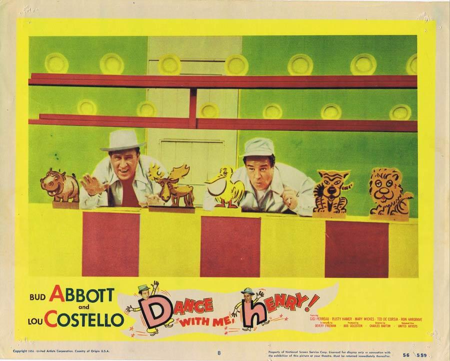 DANCE WITH ME HENRY Lobby Card 8 Abbott and Costello