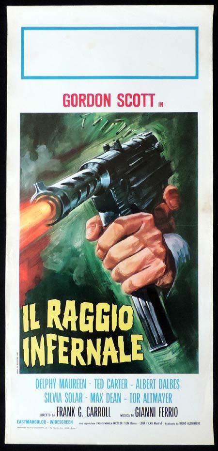DANGER DEATH RAY Italian Locandina Movie Poster Gordon Scott