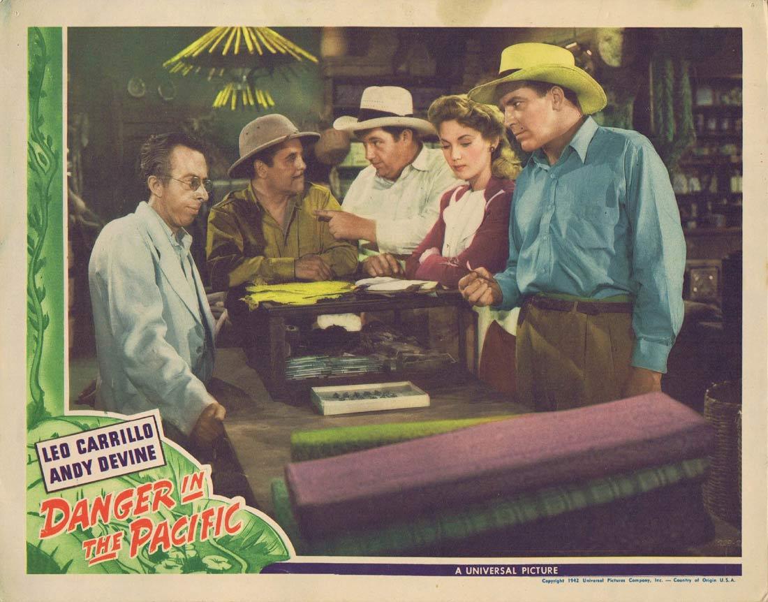 DANGER IN THE PACIFIC Lobby Card 5 Louise Allbritton Leo Carrillo