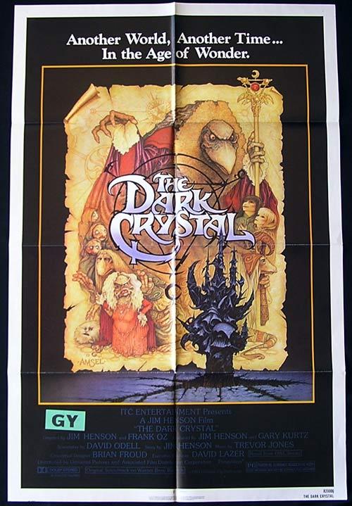 THE DARK CRYSTAL Original One sheet Movie poster Jim Henson Frank Oz NZ