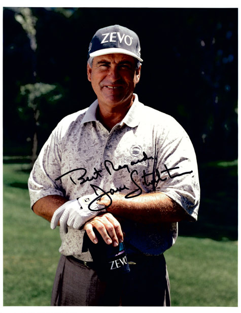 DAVE STOCKTON Autograph 8 X 10 Photo Golf