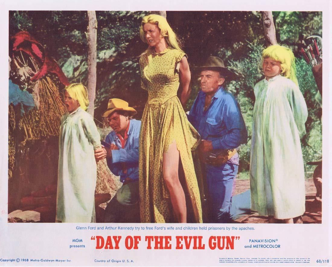 DAY OF THE EVIL GUN Lobby Card 3 Glenn Ford Arthur Kennedy