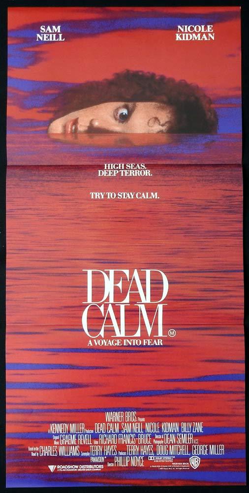 DEAD CALM Australian daybill Movie poster Noyce Sam Neill NICOLE KIDMAN