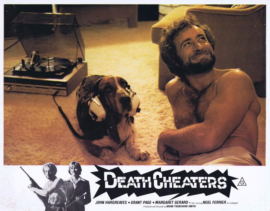 DEATH CHEATERS Lobby Card 1 Grant Page Stunt Man