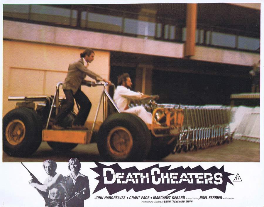 DEATH CHEATERS Lobby Card 6 Grant Page Stunt Man