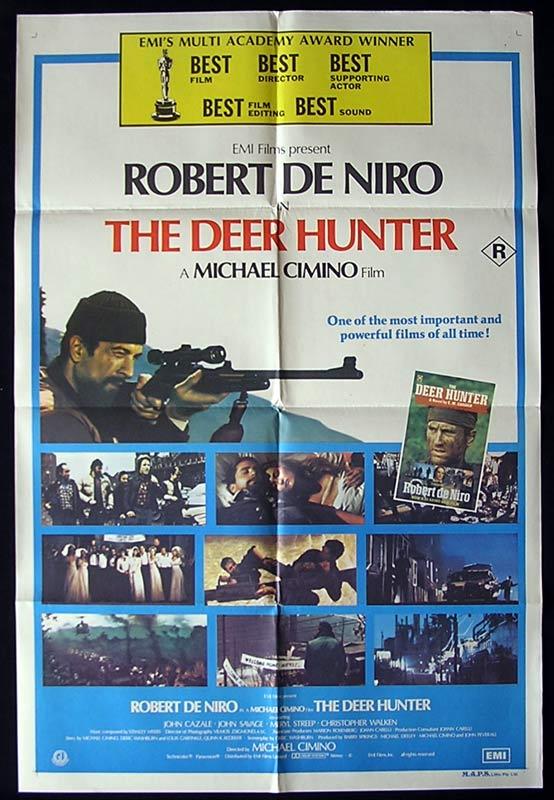 THE DEER HUNTER Original One sheet Movie poster Robert De Niro