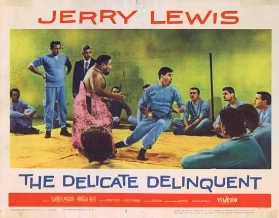 DELICATE DELINQUENT 1957 Jerry Lewis ORIGINAL US Lobby card 2
