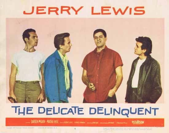 DELICATE DELINQUENT 1957 Jerry Lewis ORIGINAL US Lobby card 6