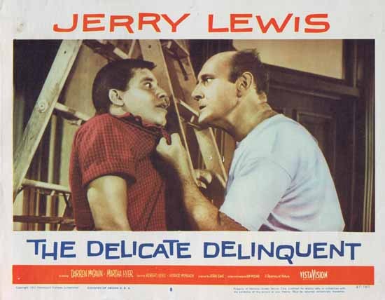 DELICATE DELINQUENT 1957 Jerry Lewis ORIGINAL US Lobby card 8