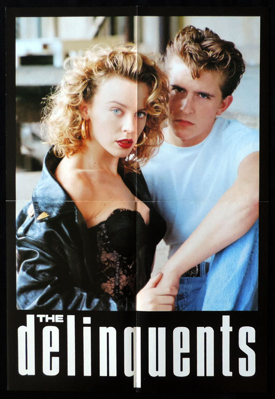 THE DELINQUENTS Sexy Kylie Minogue VINTAGE Original TEASER Movie Poster