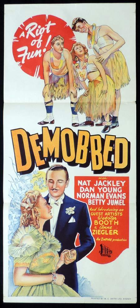 DEMOBBED Original Daybill Movie Poster Nat Jackley Norman Evans