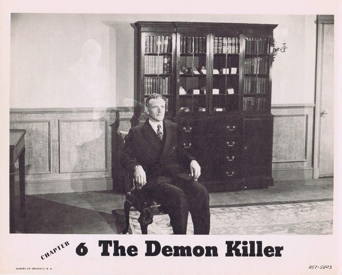 THE PURPLE MONSTER STRIKES Lobby Card THE DEMON KILLER 1957r Republic Serial