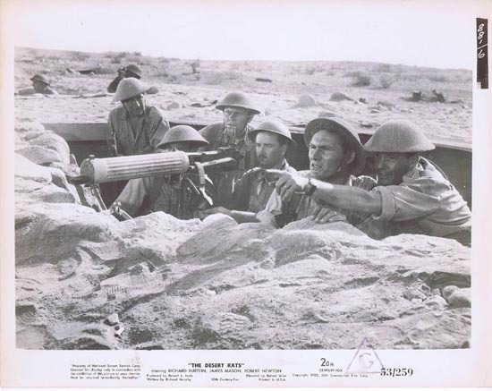 THE DESERT RATS 1953 Movie Still Photo 12 Anzacs in the trenches