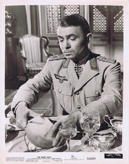 THE DESERT RATS 1953 Movie Still Photo 2 James Mason as Erwin von Rommel