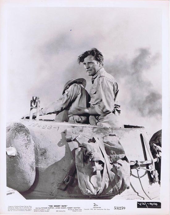 THE DESERT RATS 1953 Movie Still Photo 22 Richard Burton Tank