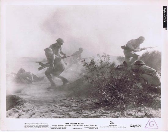 THE DESERT RATS 1953 Movie Still Photo 6 Anzacs troops battle at Tobruk