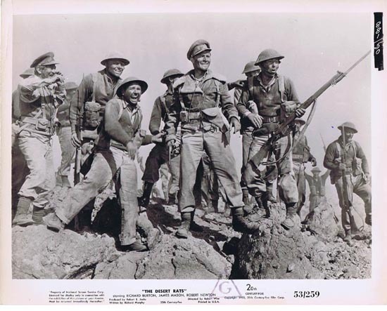 THE DESERT RATS 1953 Movie Still Photo 8 Happy Anzac Troops
