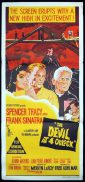 THE DEVIL AT 4 O'CLOCK Original Daybill Movie Poster Frank Sinatra Spencer Tracy Devil at 4 Oclock